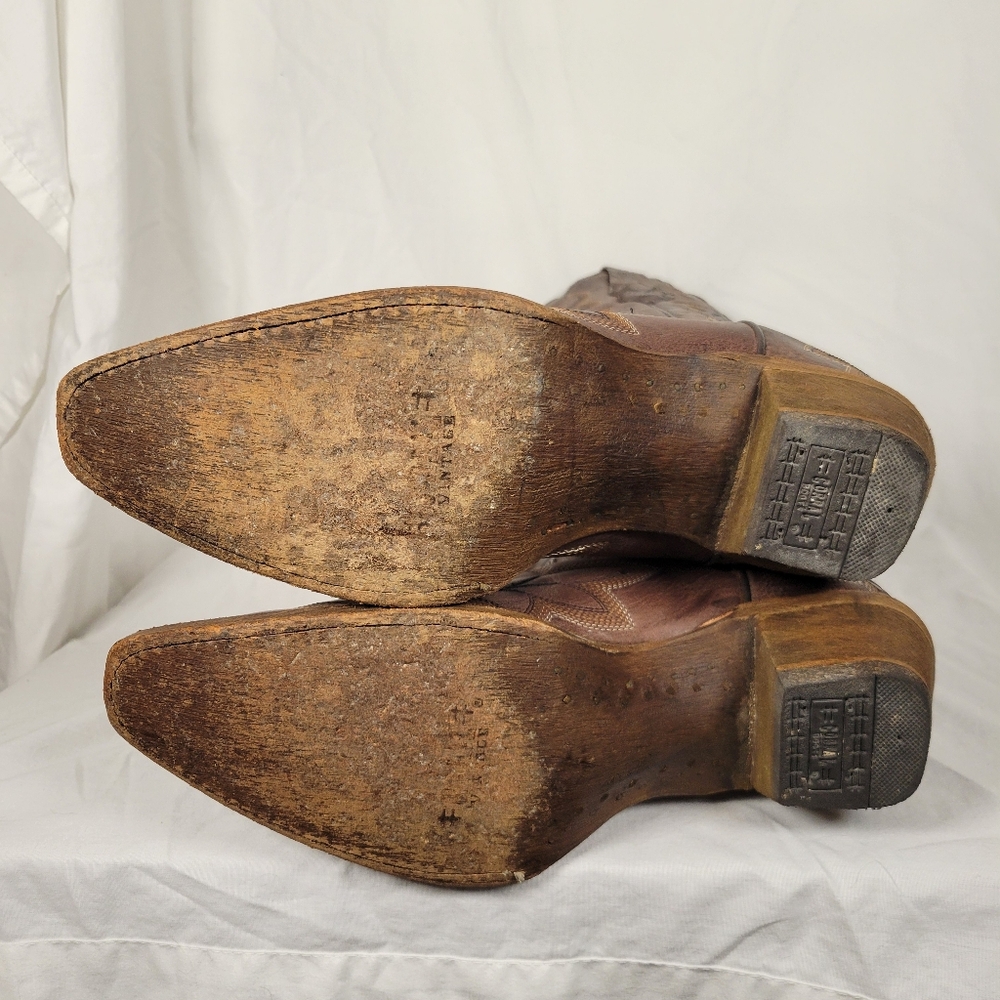 Corral Brown Western Leather Boots - Picture 10 of 16